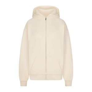SKIMS cotton fleece waffle lined oversized hoodie